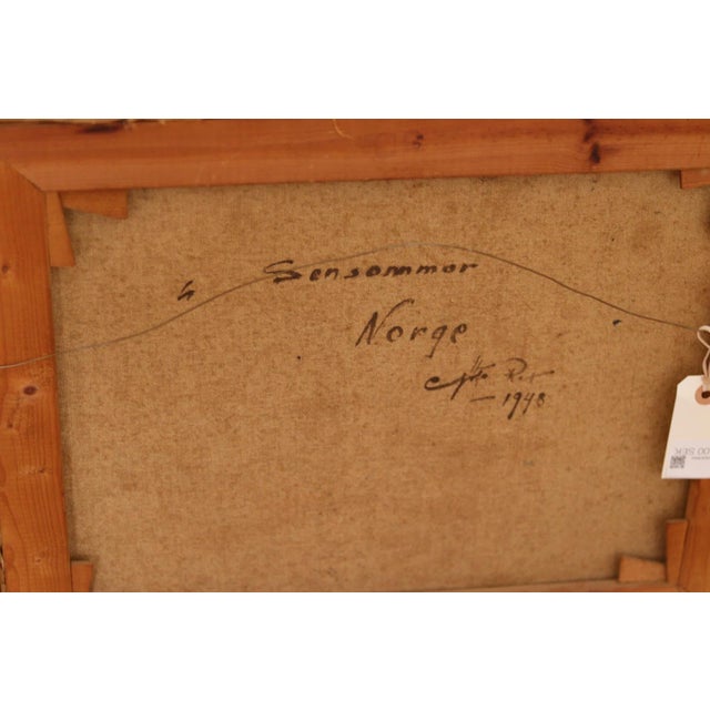 Gote Rex, Late Summer Norway, 1948, Oil on Canvas, Framed For Sale - Image 18 of 18