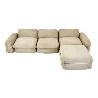 Modular Sofa by Rodolfo Bonetto for Tecnosalotto, 1960s, Set of 4 For Sale