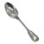 Antique French Christofle “Chinon” Glossy Silver Plate European Place Oval Soup Spoon With Monogram For Sale