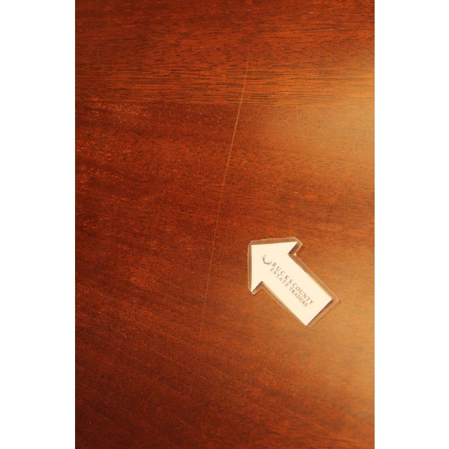 Wood Kindel Winterthur Reproduction Mahogany Secretary Desk For Sale - Image 7 of 18