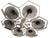 Not Yet Made - Made To Order 21st Century Hive Satin Nickel Smoky Murano Flush Mount by Fabio LTD For Sale - Image 5 of 6