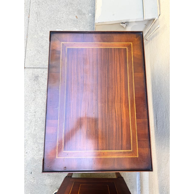 1990s 1990s Pair of Ebanista Wood Nightstand Sidetables For Sale - Image 5 of 17