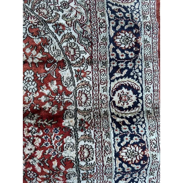 Vintage Silk Rug, 1990s For Sale - Image 13 of 18