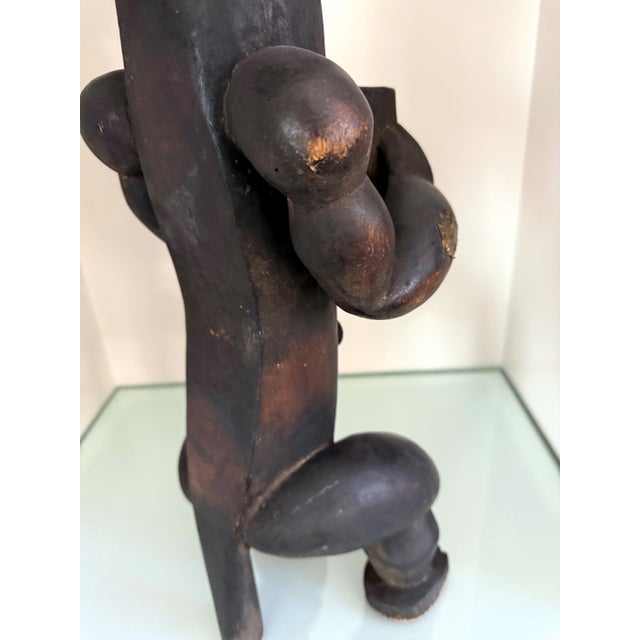 African Fang Reliquary Wood Figurative Statue Gabon For Sale - Image 13 of 16