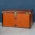 Antique Courier Trunk in Orange Vuittonite Canvas from Louis Vuitton, 1900 For Sale - Image 3 of 18