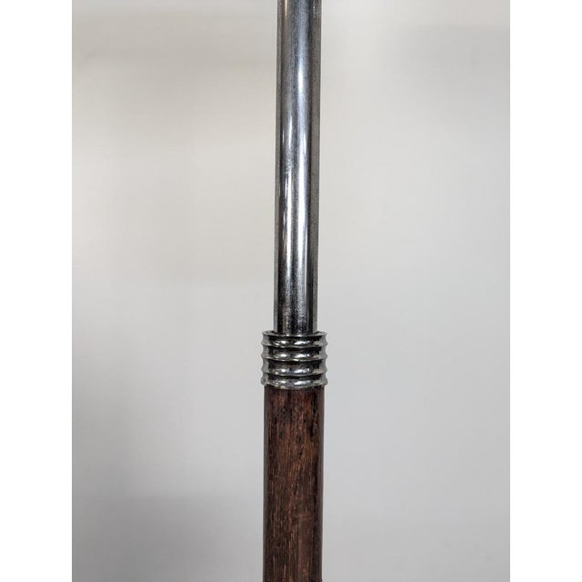 Teak Veneer Floor Lamp by Monix, 1950s For Sale - Image 3 of 6
