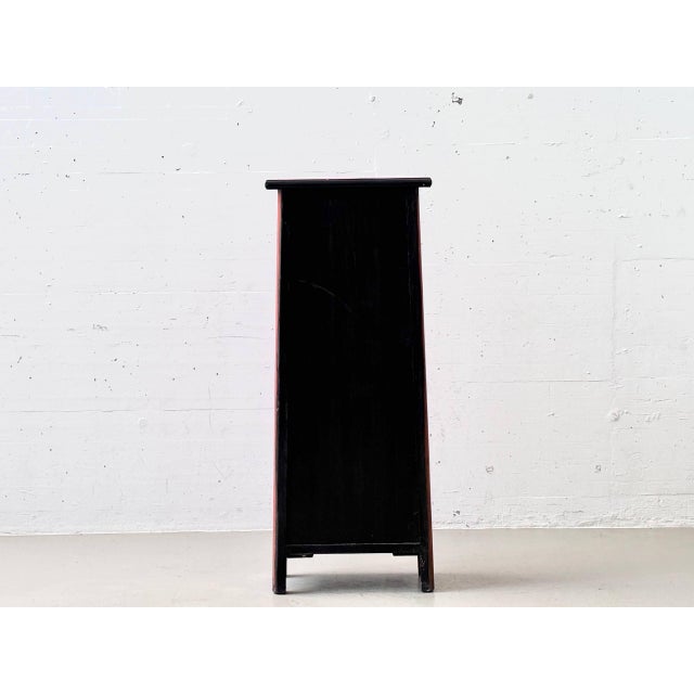Chinese Wedding Cabinet in Red For Sale - Image 10 of 16