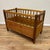 Brown Antique Farmhouse Softwood Baby Bed, 1900s For Sale - Image 8 of 10
