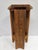 Another classic antique hexagonal oak plant stand with a simple Arts and Crafts, rustic design. This piece is in good...