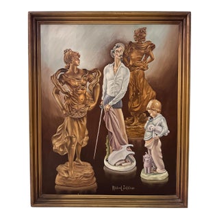 Quirky Figurative Painting. For Sale