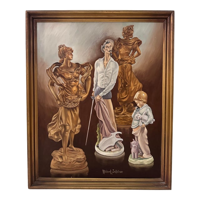 Quirky Figurative Painting. For Sale