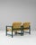 20th Century Czech Lounge Chairs With Green Frames and Yellow Upholstery - A Pair For Sale - Image 4 of 18