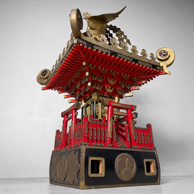 Japanese Mikoshi Portable Shinto Shrine, 1920s For Sale - Image 12 of 18