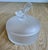 Limited Edition 1975 Lalique for Nina Ricci L’Air Du Temps Frosted Crystal Powder Box, Numbered D-471 For Sale In Chicago - Image 6 of 9