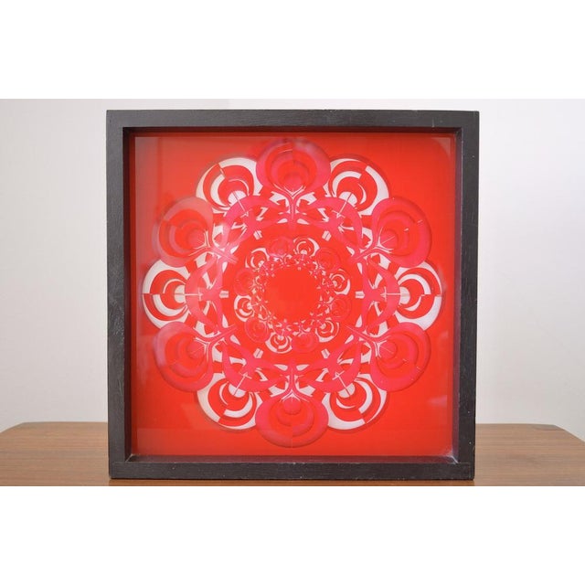 Acryl Art by Jan Metelka for Technik Art Design Metelka, Czech, 1980s For Sale - Image 9 of 9