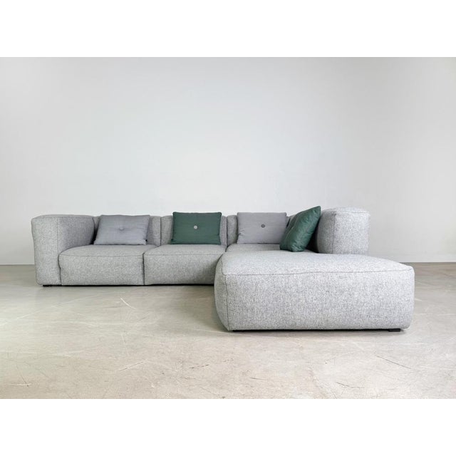 We are offering a beautiful Mags Soft corner sofa in gray from the Danish manufacturer HAY. The sofa features three...