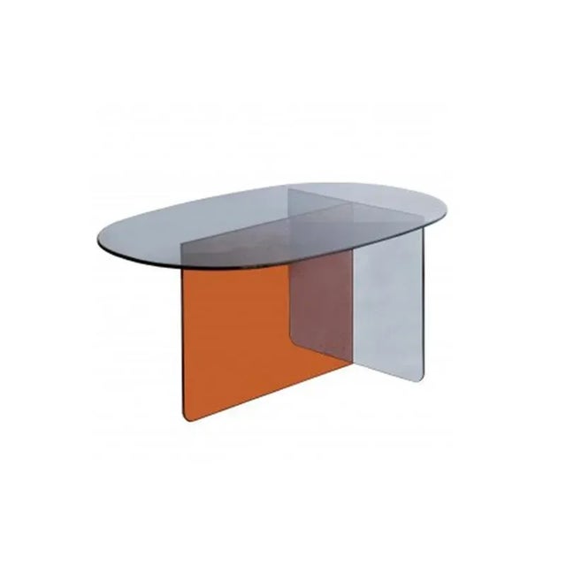 Not Yet Made - Made To Order Modern Amber and Black Acrylic Coffee Table For Sale - Image 5 of 5