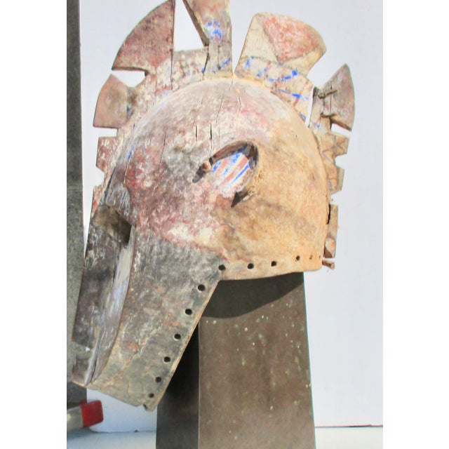 Antique African Fang Tribal Mask From Gabon, Cameroon For Sale In New York - Image 6 of 11