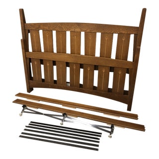 Stickley Harvey Ellis California King Complete Bed Frame For Sale