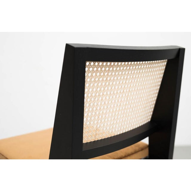 Black 055 Capitol Complex Chair with Cushion by Pierre Jeanneret for Cassina For Sale - Image 8 of 16