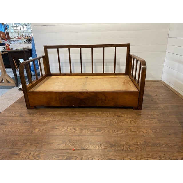 Vintage Daybed by Jidrich Halabala For Sale - Image 7 of 11