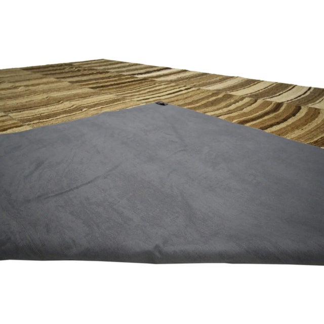 Mid 20th Century Mid 20th Century Wabi-Sabi Turkish Kilim Rug - 10'09 X 13'09 For Sale - Image 5 of 7