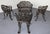 Circa 1950s — By J. F. Day & Co. Cast Iron Grapevine Garden Suite, 5 Pieces, Attributed For Sale - Image 6 of 13