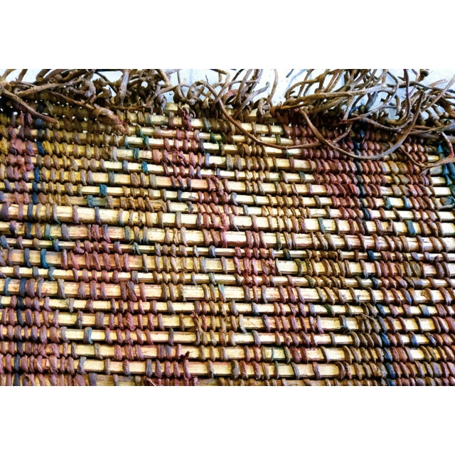Vintage Tuareg Berber Mat, 1960s For Sale - Image 4 of 7