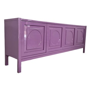 Vintage Brutalist Pink Sideboard by Defour, 1970s For Sale