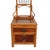 1960s Vintage Chinese Oriental Wood Carving Cloth Rack Panel Wash Basin Stand For Sale - Image 5 of 11