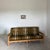 Guillerme et Chambron Scalloped Carved Turned Danish Oak Henning Kjærnulf Style Sofa Couch Olive Wool For Sale - Image 4 of 16