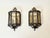 Louis XV Bronze Brass Wall Lanterns in Faceted Glass, Germany, 1970s, Set of 2 For Sale - Image 4 of 18
