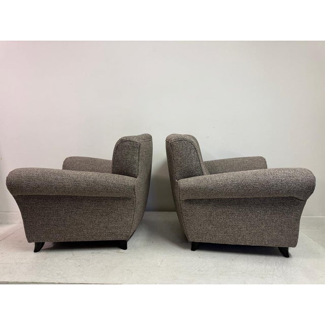 Large Italian Armchairs by Guglielmo Ulrich, 1940s, Set of 2 For Sale - Image 9 of 15
