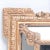 1900 - 1909 A French Gilt Wood and Gesso Mirror With Mirrored Border. Circa 1900. For Sale - Image 5 of 6