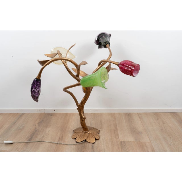 1980s Brass Table Lamp, 1980s For Sale - Image 5 of 10