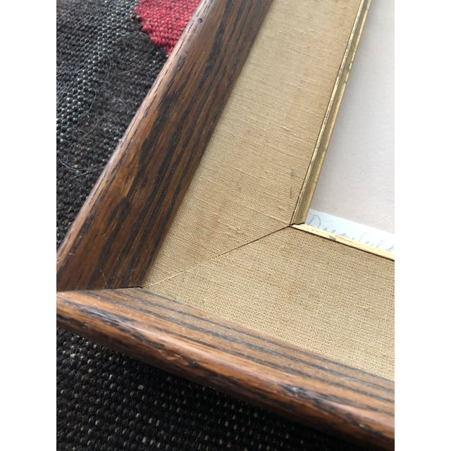 Pink Abstract Lithograph "Dreamscape" 1980's For Sale - Image 8 of 9