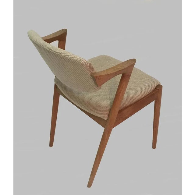 Oak Dining Chairs by by Kai Kristiansen for Andersen Møbelfabrik, Customizable Reupholstery, 1960s, Set of 8 For Sale - Image 6 of 10