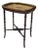 Regency Style Faux Bamboo Single Cocktail Tray Table For Sale