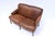 Vintage Leather Loveseat After Restoration Hardware, Usa For Sale - Image 9 of 12