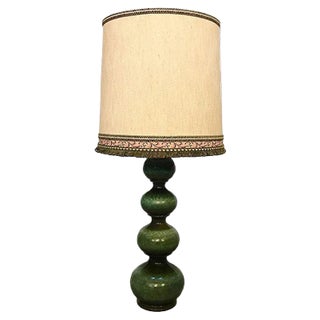 German Large Ceramic Table Lamp from Kaiser Leuchten, 1960s For Sale