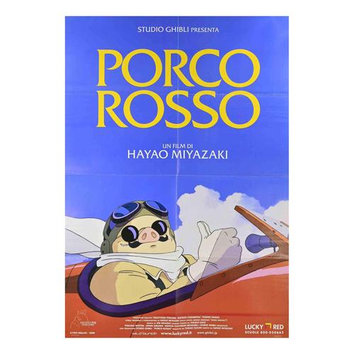 1990s Porco Rosso Poster, Italy, 1992 For Sale - Image 5 of 5