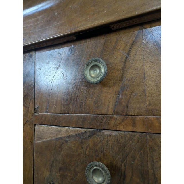 Restoration Chest of Drawers in Flame Mahogany Veneer For Sale - Image 6 of 8