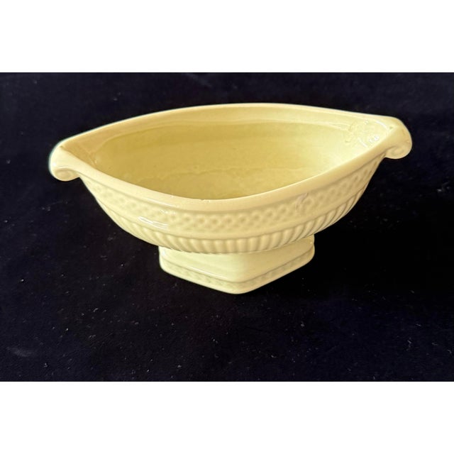 Mid-Century Modern Mid 20th Century Chartreuse Trophy Urn Compote Bowl For Sale - Image 3 of 11