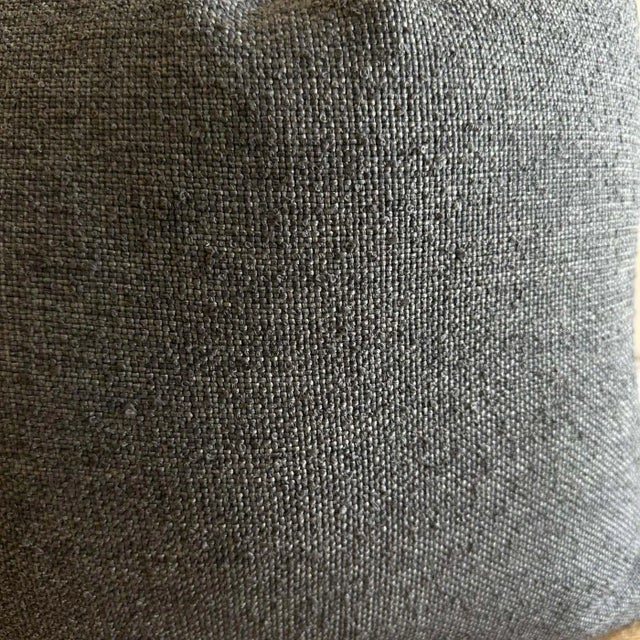 Not Yet Made - Made To Order Custom Made French Outdoor Pillow in Natural Textured Outdoor Material For Sale - Image 5 of 7