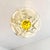 Small Mid-Century Modern Hanging Light in Art Glass and Turned Teak, 1960s For Sale - Image 6 of 9