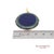 Vintage 18k 750 Yellow Gold Royal Blue & Green Enamel Locket Pendant Necklace For Sale - Image 10 of 10
