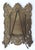 Late 19th Century 19th C. Neo-Classical Brass Photo Picture Frame Fits 5" X 3 1/2" Antique For Sale - Image 5 of 6