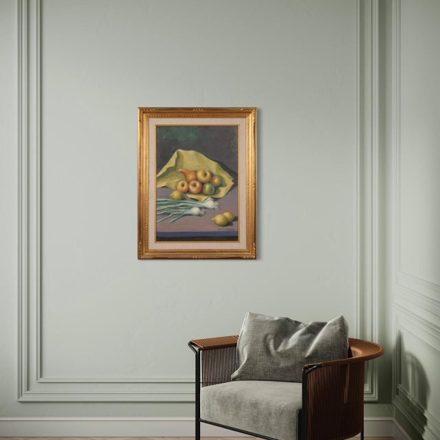 Valentino Ghiglia, Still Life, 1940, Oil on Canvas, Framed For Sale - Image 12 of 17