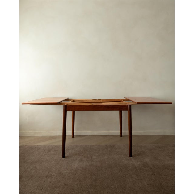 Mid-Century Modern Danish Modern Teak Extendable Dining Table from Ansager Møbler, 1960s For Sale - Image 3 of 18