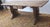 Large Antique Pine Trestle Dining Table with Drawer, 1780 For Sale - Image 4 of 14